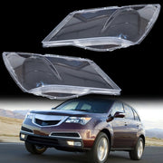 DURAFORCE A Pair Headlight Headlamp Lens Cover Replacement For Honda Acura MDX 2007-2013