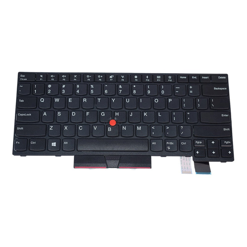 DURAFORCE Non-Backlit Keyboard Fit For Lenovo ThinkPad A485 T470 T480 Black 01AX446 New US