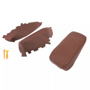 DURAFORCE Center Console Lid Armrest & Door Panel Cover Brown For Toyota Avalon 2013-2018