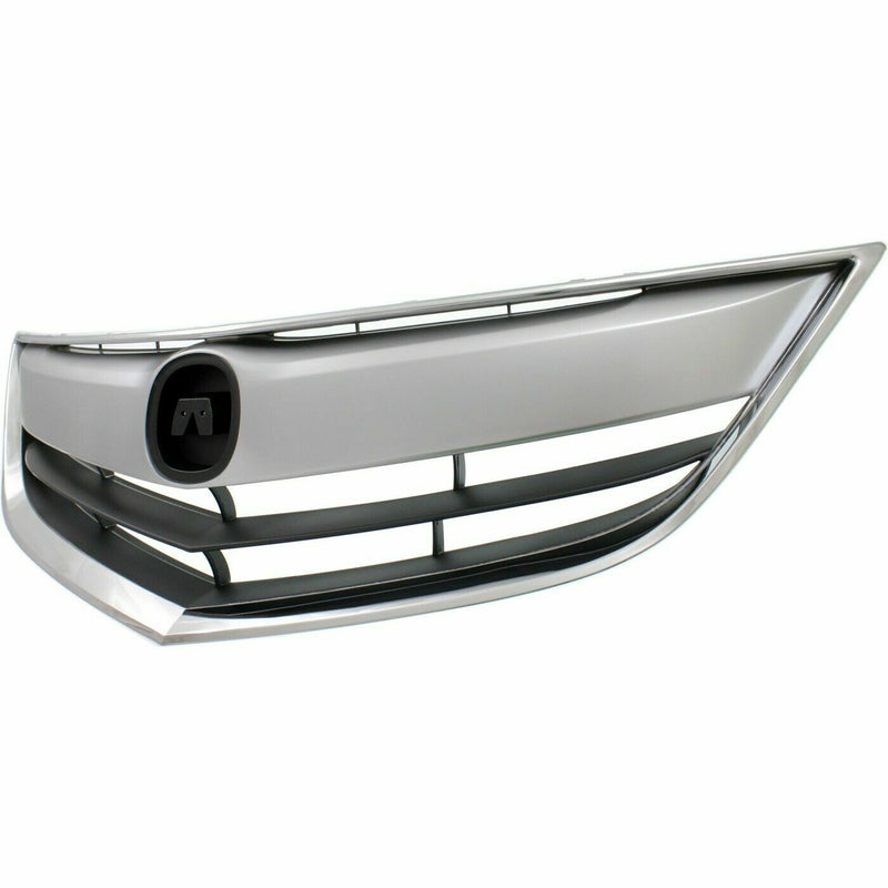 DURAFORCE Front Upper Chrome Grill Mesh Grille for Acura ILX 2013 2014 2015 13 14 15