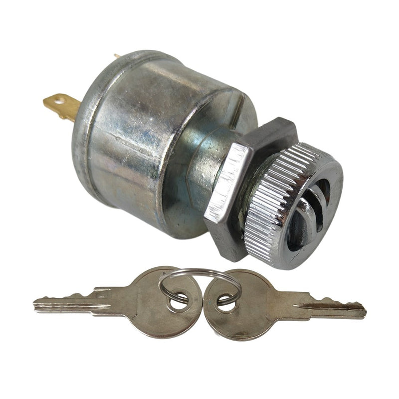DURAFORCE Key Ignition Switch For EZGO Golf Cart 4 Terminal 81+ Gas Electric 33639-G01 US
