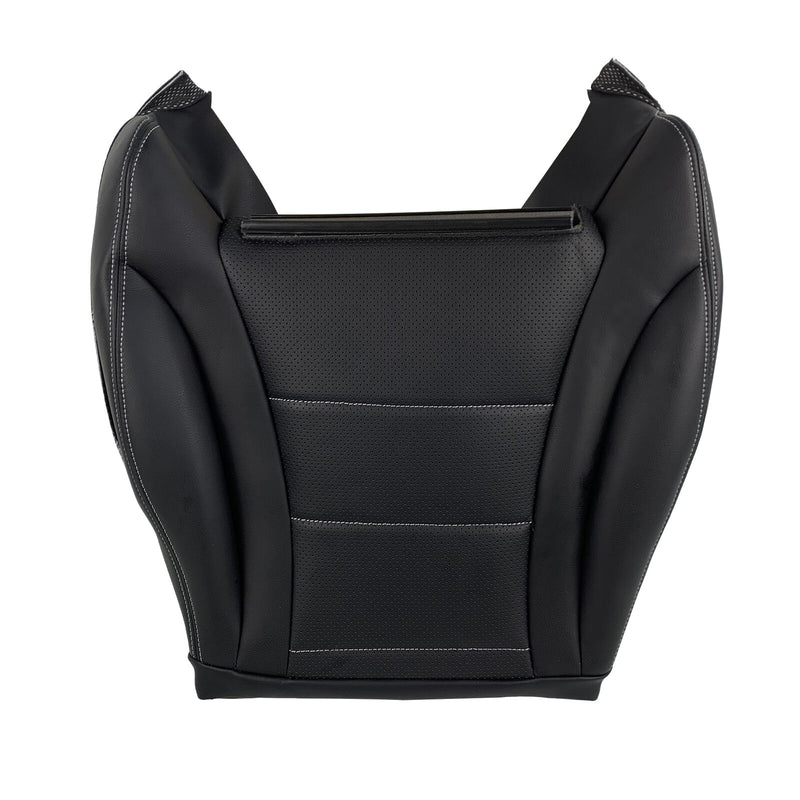 DURAFORCE Driver Side Bottom Leather Seat Cover Black For 2015-2021 Mercedes Benz C300