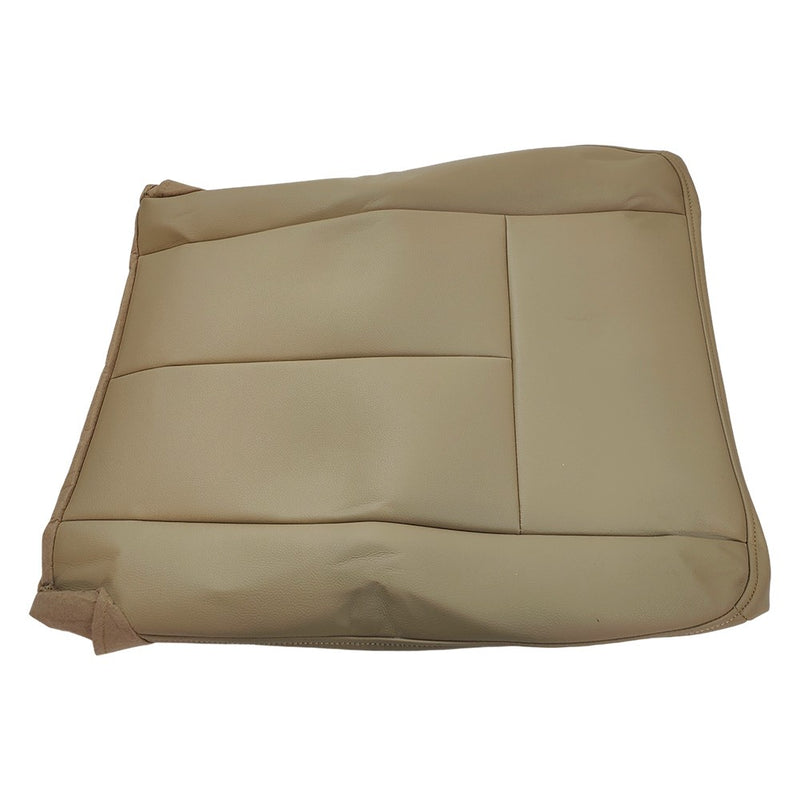DURAFORCE Front Driver Side Bottom Leather Seat Cover Tan For 2007- 2014 Ford Expedition