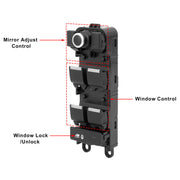 DURAFORCE For Land Rover Range Rover Sport L405 13-17 Window Switch Driver Side LR110324