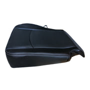DURAFORCE For 2013-2018 Dodge Ram 1500 2500 Laramie Driver Bottom Leather Seat Cover Black