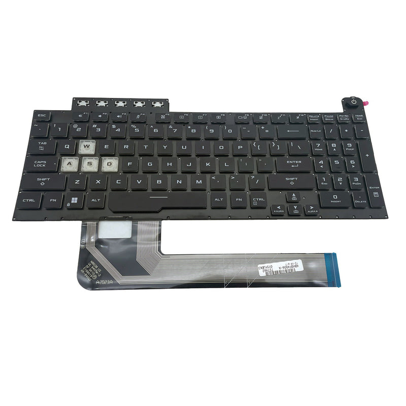 DURAFORCE New Black Keyboard with Backlit For Asus TUF Gaming FA506 FA706 FX506 FX706 USA