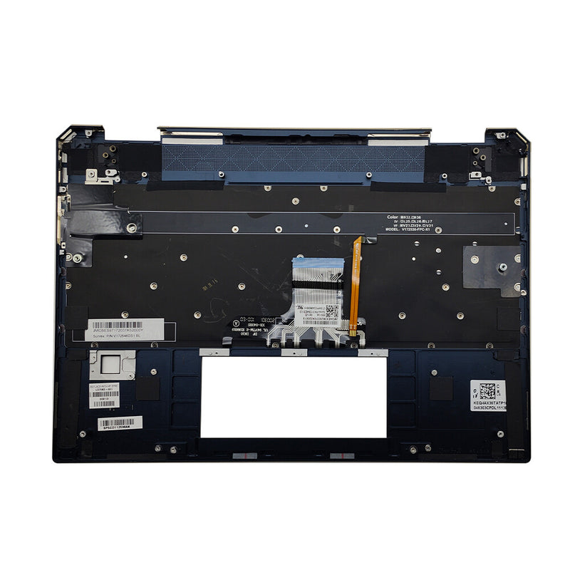 DURAFORCE Blue Palmrest Backlit Keyboard For HP Spectre X360 13-AP 13-AP0013DX L37683-001