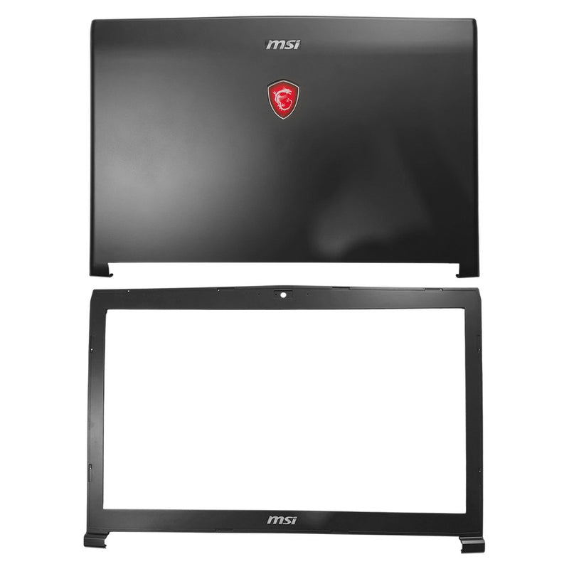 DURAFORCE New LCD Back Cover+Front Bezel For MSI GL72 GP72 MS-1795 MS-1796 MS-1799 MS-179B