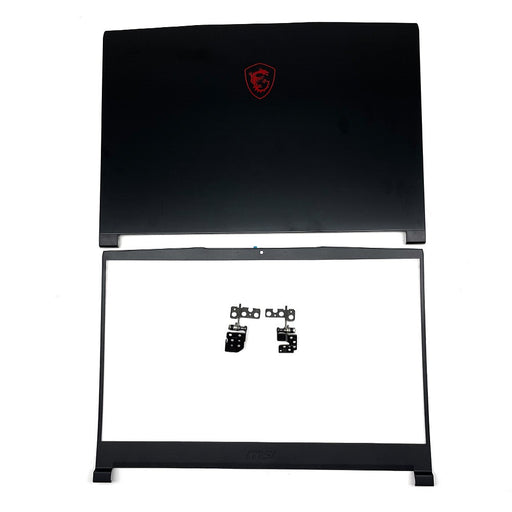 DURAFORCE New For MSI GF63 GF63VR 8RC 8RD MS-16R1 MS-16R4 Top Back Cover & Bezel Hinges US