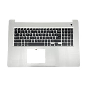 DURAFORCE New 06V9FW Silver Palmrest w/ Backlit Keyboard For Dell Inspiron 17 5770 5775 US