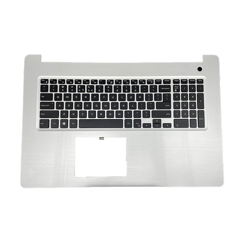 DURAFORCE New 06V9FW Silver Palmrest w/ Backlit Keyboard For Dell Inspiron 17 5770 5775 US