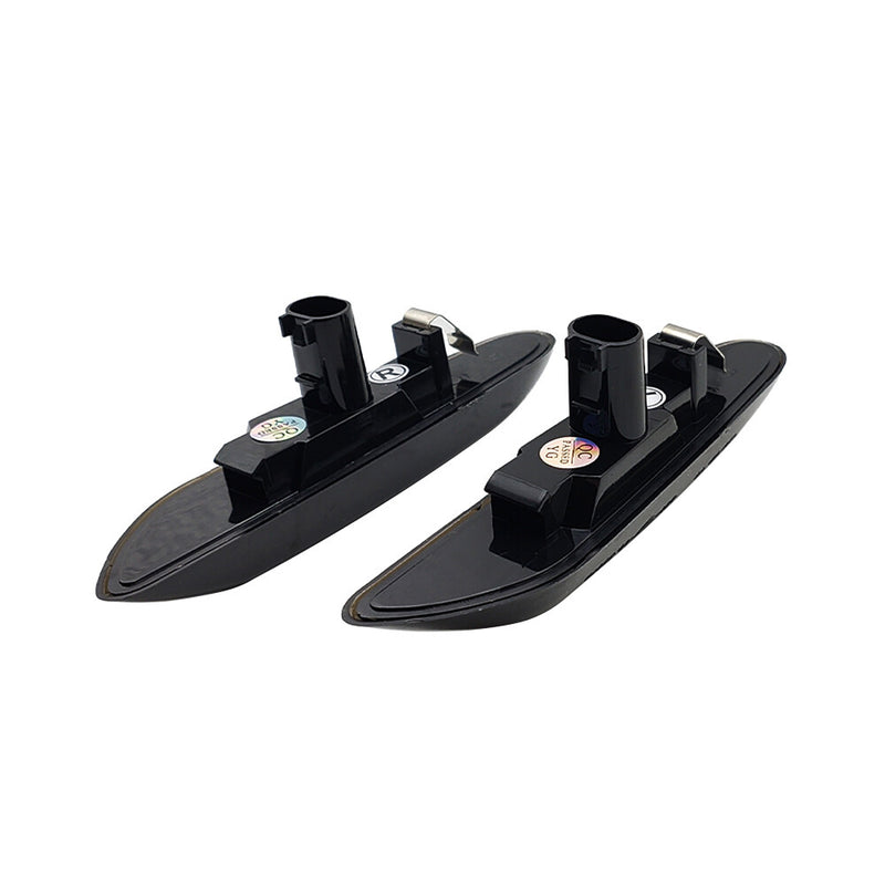 DURAFORCE For BMW E60 E82 E90 E83 E92 E46 LED Marker Side Turn Signal Lights Dynamic Smoke