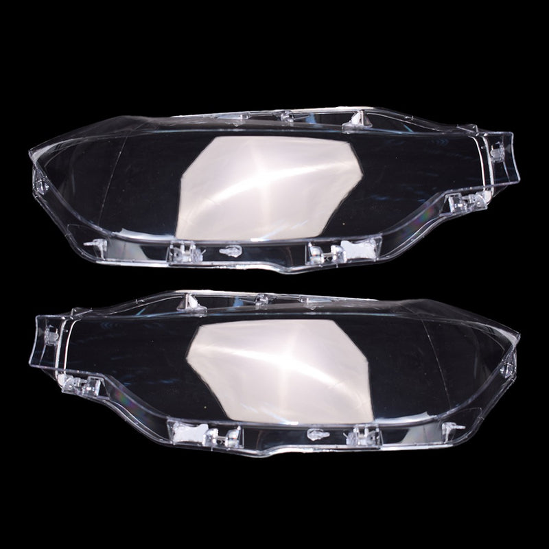 DURAFORCE A Pair Left&Right Headlight Headlamp Lens Cover For BMW 3-Series F30 F35 2016-18