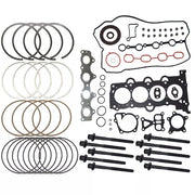 DURAFORCE Head Gasket Bolts&Piston Rings Set For Hyundai Kia Accent Rio 1.6L L4 2012-2016