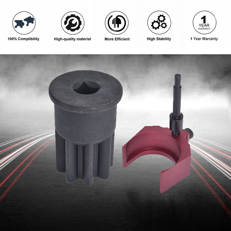 DURAFORCE Injector Height Tool & Engine Barring Socket for Caterpillar 3406E C-15 C-16
