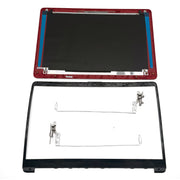 DURAFORCE New For HP 15-DW 15-dw1083wm 15-DW1XX Back Cover & Hinges & Bezel Red M03725-001