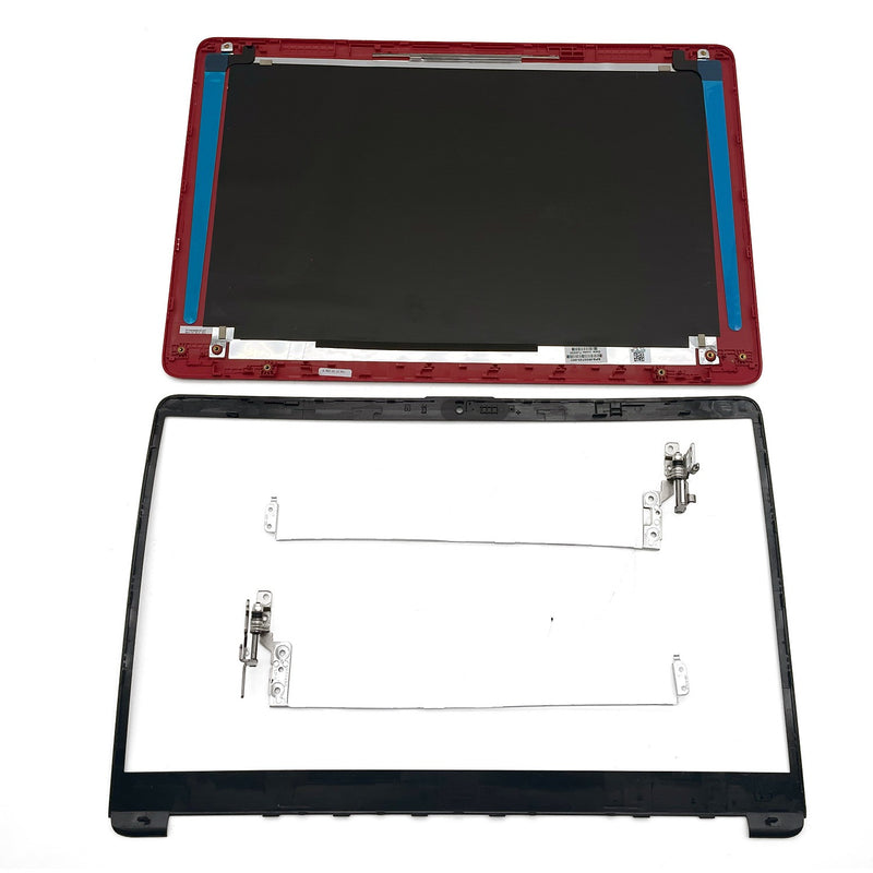 DURAFORCE New For HP 15-DW 15-dw1083wm 15-DW1XX Back Cover & Hinges & Bezel Red M03725-001