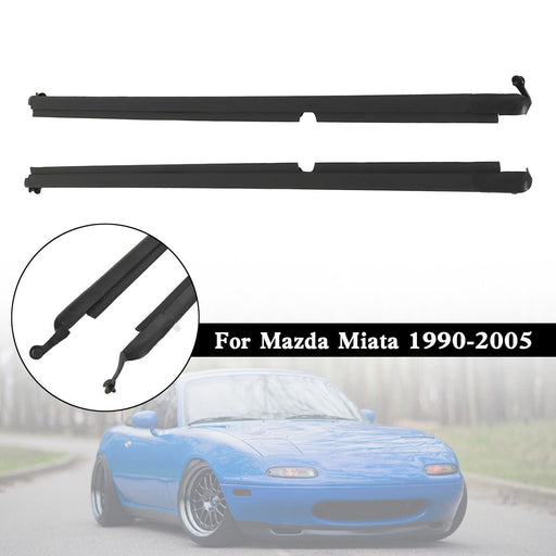 DURAFORCE Left & Right Door Glass Window Weatherstrip Seals Set For Mazda Miata 2002 LS