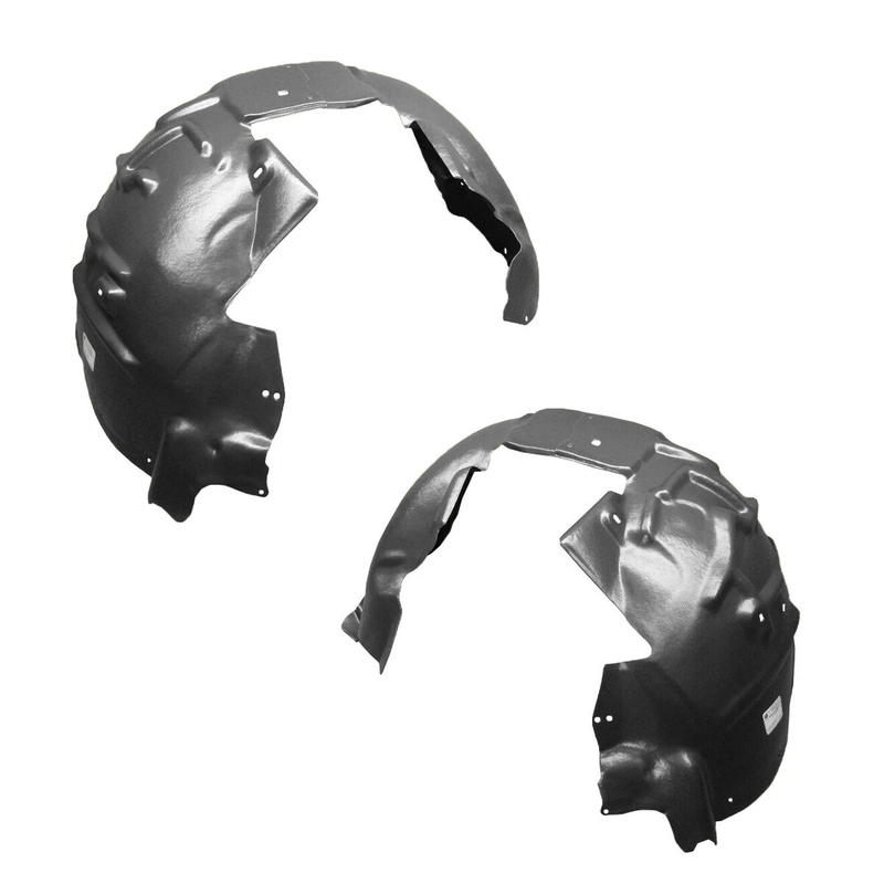 Front Driver Passenger Fender Liner Set with Clips for Audi A4 S4 2009 2012