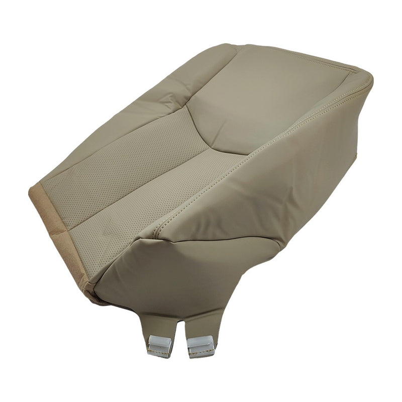 DURAFORCE For 2005-2006 Cadillac Escalade Driver & Passenger Bottom Leather Seat Cover Tan