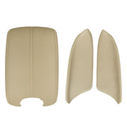 DURAFORCE Door Armrest Hand Leather Arm Rest Cover & Base Lid Beige For Honda Accord 08-12