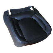 DURAFORCE Passenger Bottom Leather Seat Cover For 2004 2005 Dodge Ram 1500 2500 Dark Gray