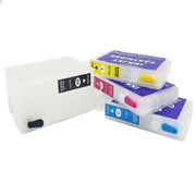 DURAFORCE 4-Color Refillable Ink Cartridges For Epson WorkForce 7210 7710 7720 Printers US