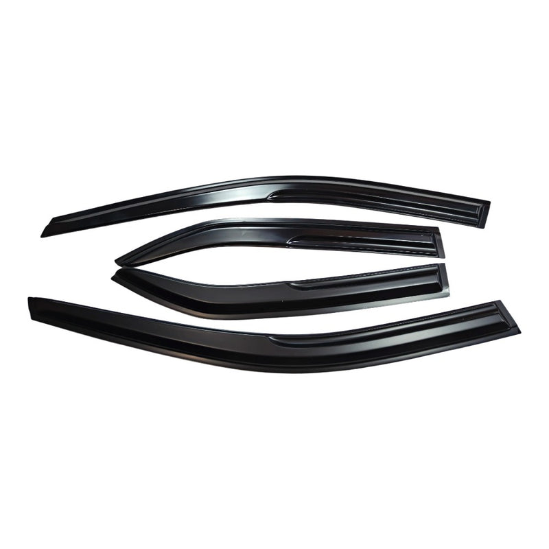 DURAFORCE Window Visors Rain Guards For 2012-2017 Toyota Camry 3D Wavy M Style Ş