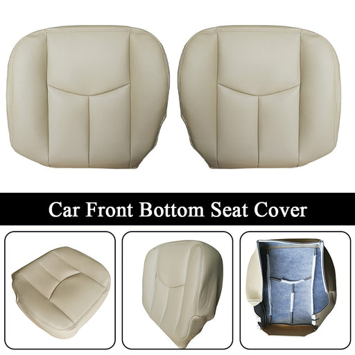 DURAFORCE Driver & passenger Bottom Leather Seat Covers For 2003-2006 Tahoe Suburban Yukon
