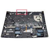 DURAFORCE For MSI GF65 9SD 9SE 10SD MS-16W1 Palmrest Backlit Keyboard Upper Case Black US