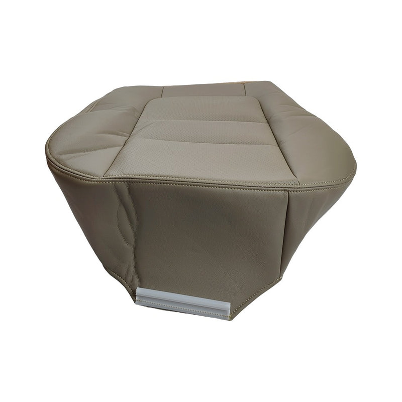 DURAFORCE For 2001 Ford F250 F350 F450 Lariat Driver Bottom & Top Leather Seat Covers TAN