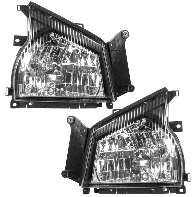 DURAFORCE For 2004-2007 Isuzu NPR NQR, 2006-07 GMC W4500 RH+LH Headlight+Corner Light 4Pcs
