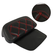 DURAFORCE Backrest Pad Red Stitching For Glide Street Road Glide Road King 2009-UP USA