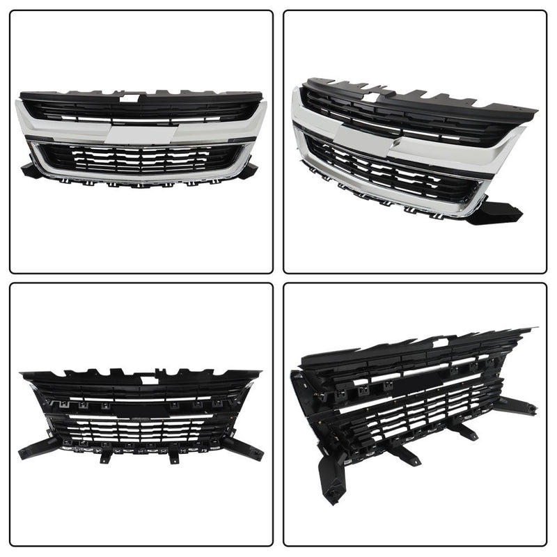 DURAFORCE NEW Front Upper Grille Replacement Grill Plastic For Chevrolet Colorado 15-20