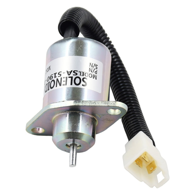 DURAFORCE Stop Solenoid 12V 6242128M1 SA-5190-12 Compatible with Massey Ferguson Compact