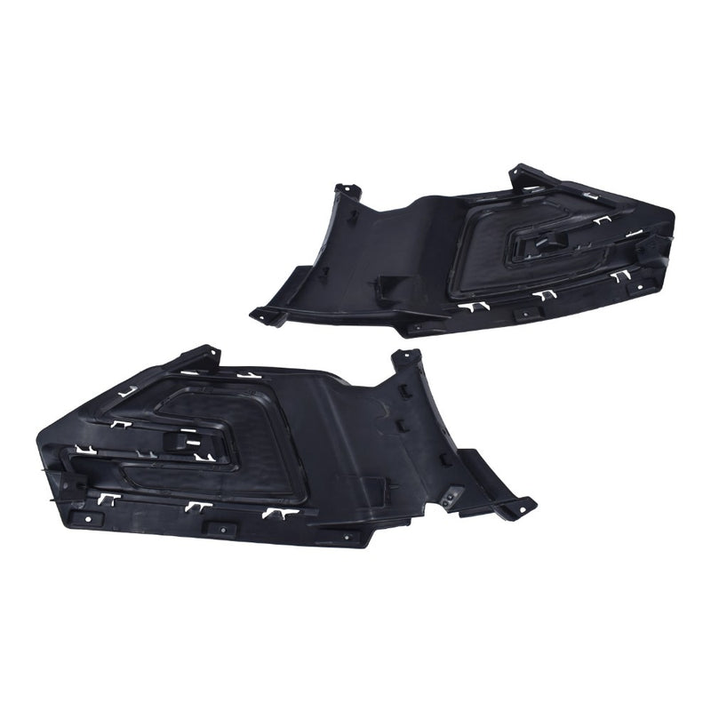 DURAFORCE 2Pcs Front Left Right Fog Light Cover Set for Ford Explorer 2017 Sport