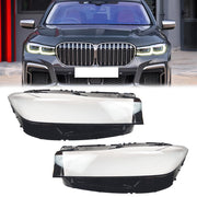 DURAFORCE For 2019-2022 BMW 7 Series G11 G12 New A Pair Headlight Lens Clear Cover Shell