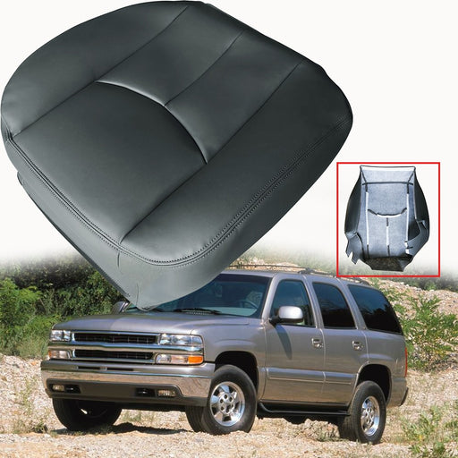 DURAFORCE Driver Bottom Seat Cover Dark Gray For 2003-2007 Chevy Silverado 1500 2500 HD
