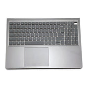 DURAFORCE For Dell Inspiron 15Pro 5510 5515 Palmrest Backlit Keyboard Touchpad 06P0TG Gray