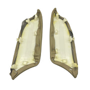 DURAFORCE Pair Fit For Honda Accord 2008-12 Door Panels Armrest Cover Leather Beige LH +RH