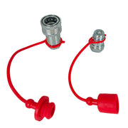 DURAFORCE 1/2" Ag Hydraulic Quick Connect Couplers Coupling Poppet For Pioneer Style 2Sets