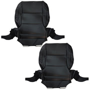 DURAFORCE Driver & Passenger Bottom Seat Cover Black For 2014 2015 -2019 GMC Yukon Sierra