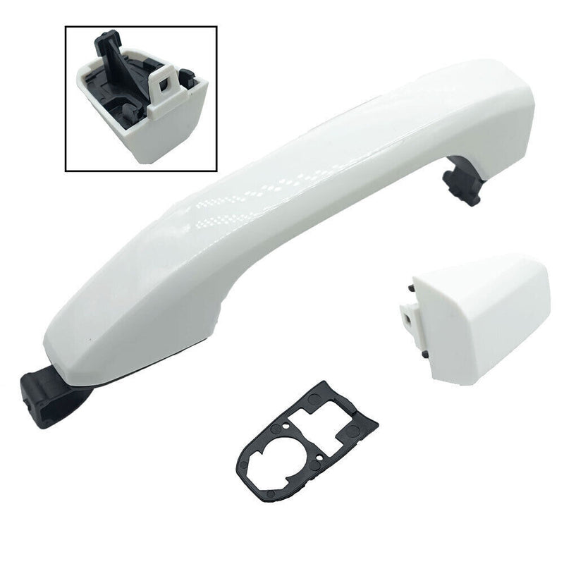 DURAFORCE For 14 - 19 Silverado Sierra White Rear Exterior Door Handle Passenger or Driver