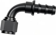 DURAFORCE 10AN 90 Degree Push Lock Hose Fitting End AN10 Female Swivel Push-on/Lock Hose