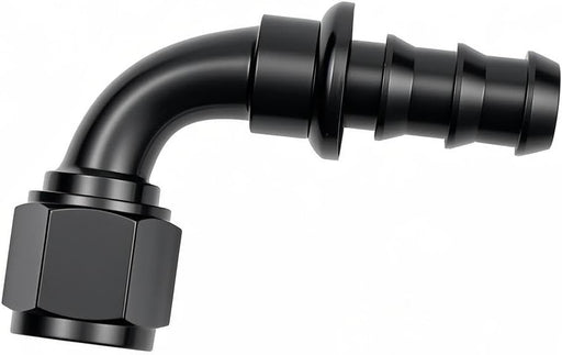 DURAFORCE 10AN 90 Degree Push Lock Hose Fitting End AN10 Female Swivel Push-on/Lock Hose
