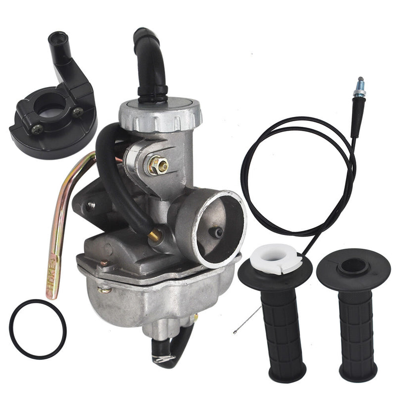 DURAFORCE Carburetor W/ Throttle&Cable Grip Casing Set For Honda XR80 XR80R XL75 XR75 XL70