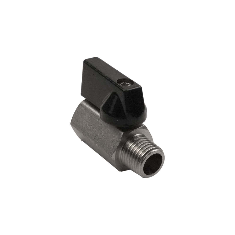 DURAFORCE 10x Mini 1/4" Male 1/4 Inch Female NPT Brass Ball Shut Off Valve Water Air Fluid