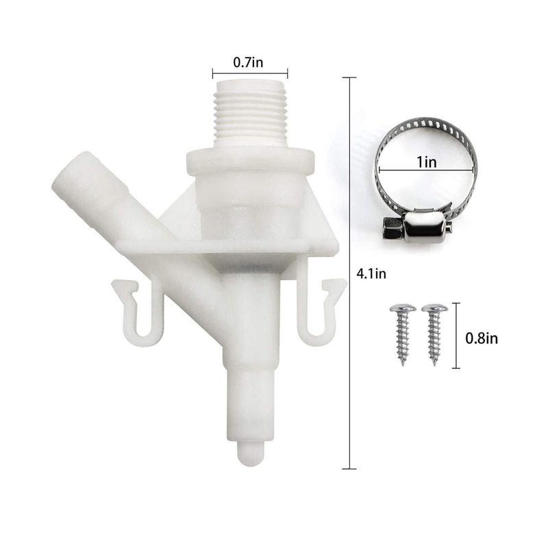 DURAFORCE Upgraded Fit For Dometic Pedal Flush Toilet Water Valve RV 300 310 320 385311641