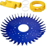 DURAFORCE 4 Pieces For Baracuda Pool Cleaner W70329 Finned Seal W69698 Diaphragm Foot Pad