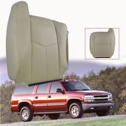 DURAFORCE Passenger Side Top Leather Seat Cover Tan For 2003 2004-2006 GMC Sierra Yukon